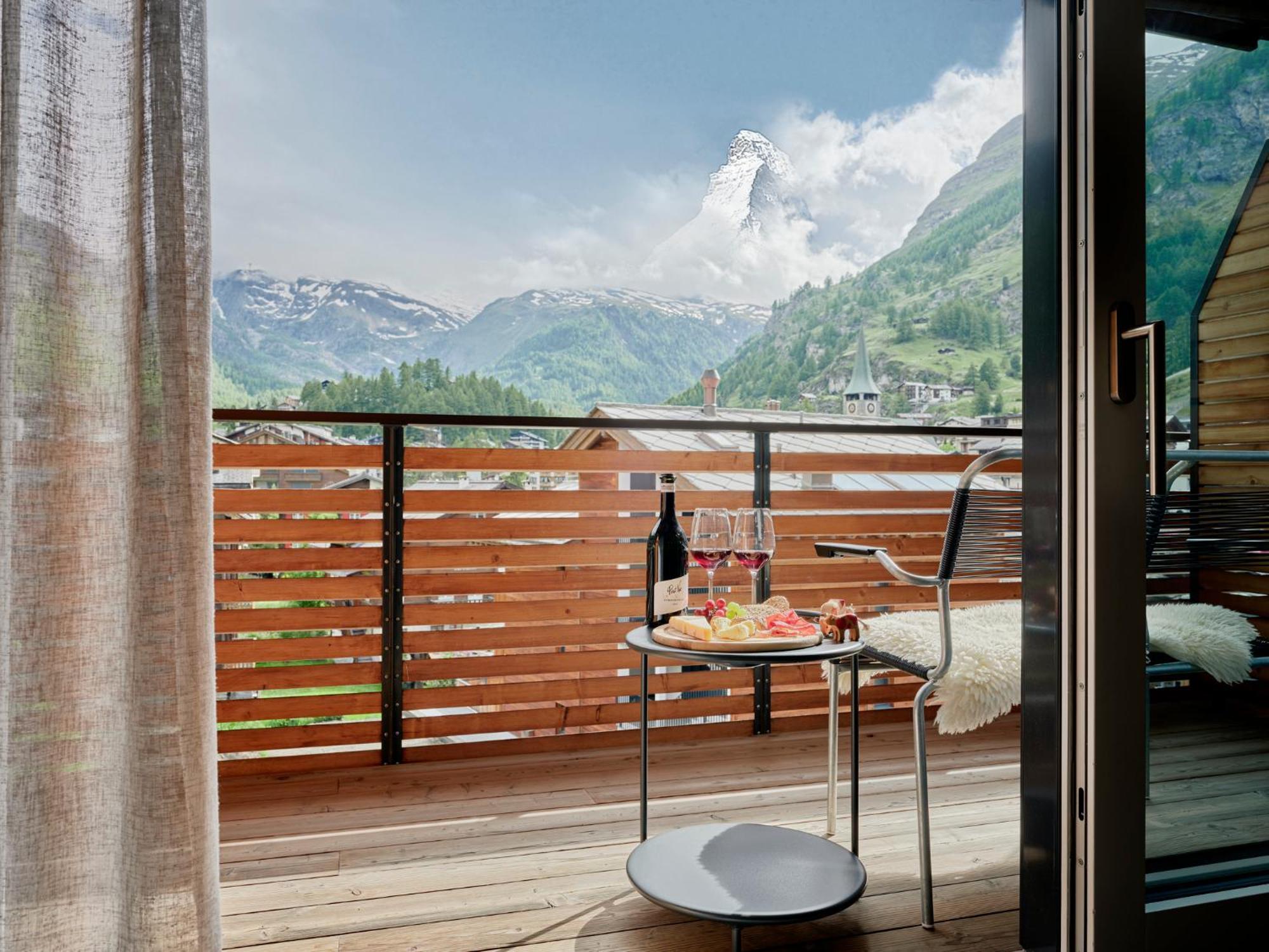 Ascot Penthouse 160 M2 Matterhorn View Apartment Zermatt Bagian luar foto